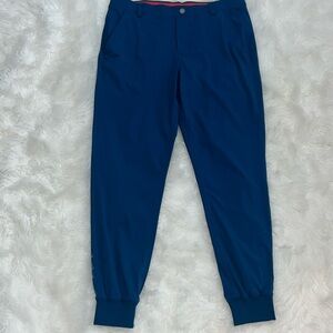 Redvanly Pull On Blue Golf Performance Jogger Pants Men's Size L